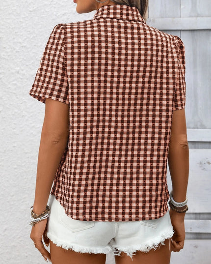 Gingham Short Sleeve