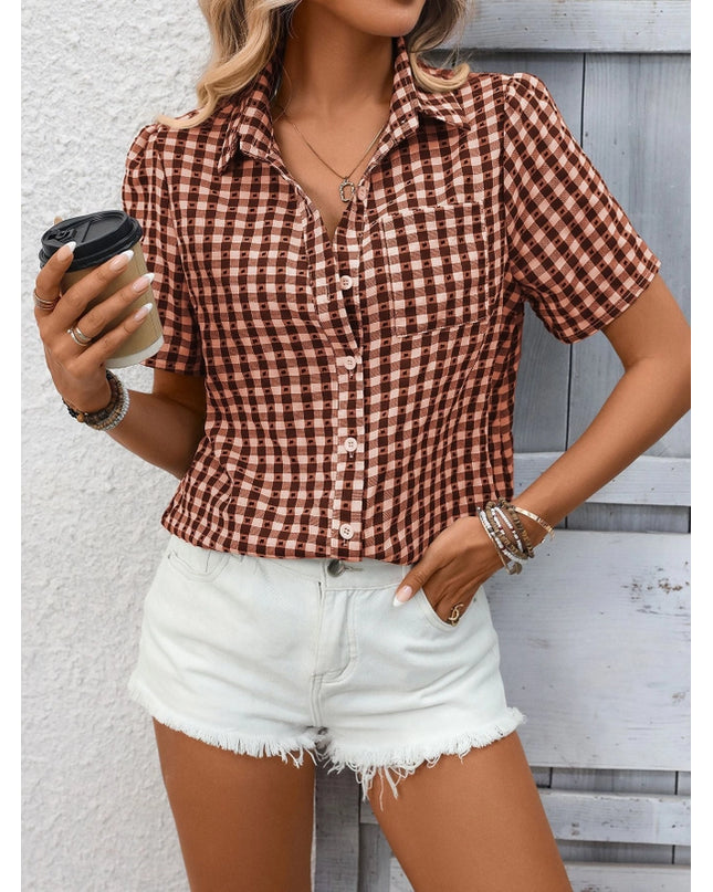 Gingham Short Sleeve