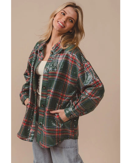 Sequined Plaid