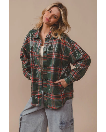 Sequined Plaid