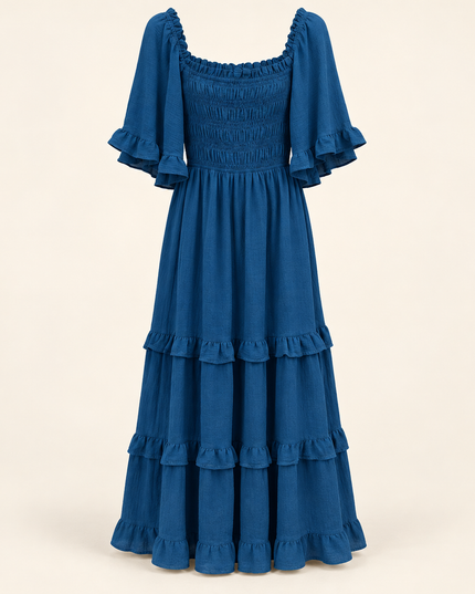 Maribel Smocked Maxi Dress