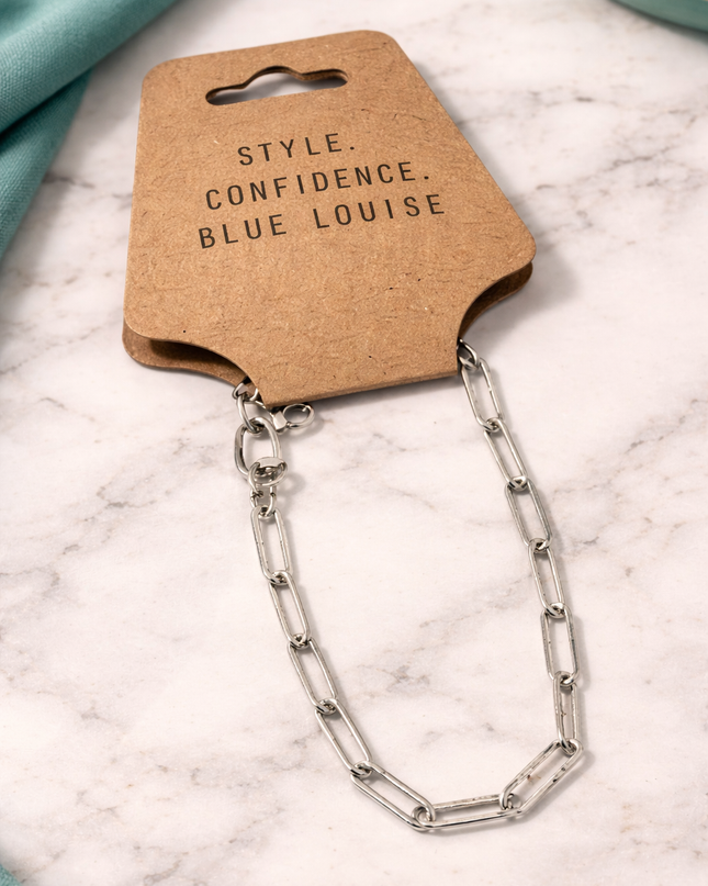 Paperclip Chain Bracelet – Gold or Silver