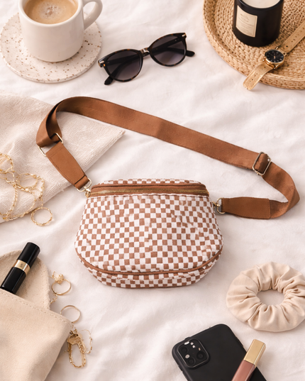 Checkered Bum Bag