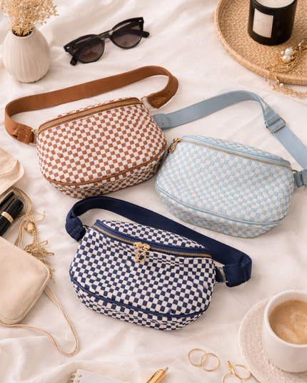 Checkered Bum Bag